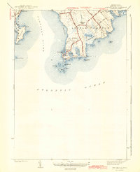 1942 Map of Sakonnet Point